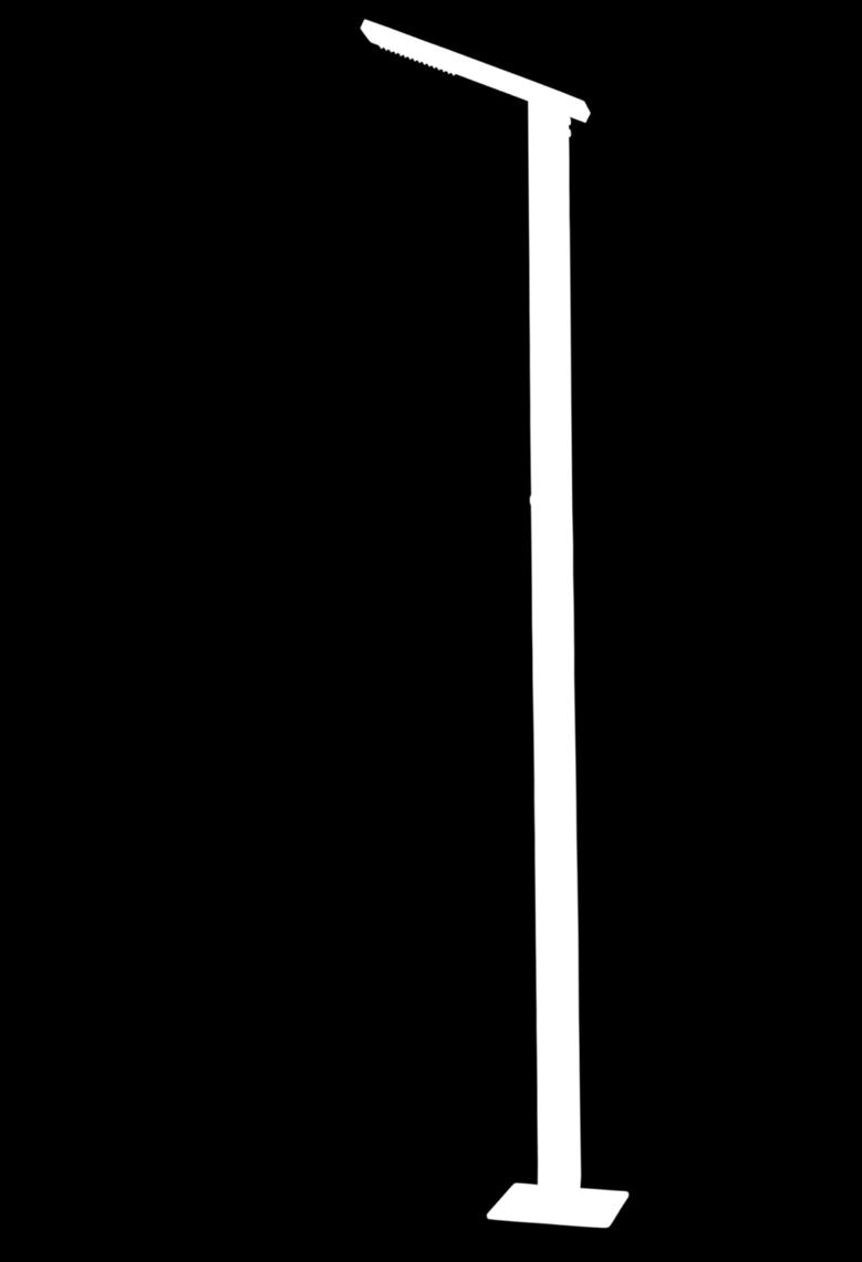 Baksida stång: 188 cm. Duschsil: 44 cm.