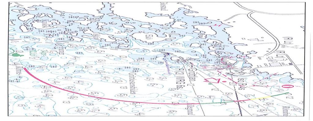 RAPPORT 3. PILOT 748 SE (P 748) hade varit och lämnat en lots på kajen vid Simpevarps kärnkraftsverk.