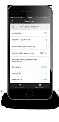 Både som arbetstagare och arbetsgivare ger vi dig full översikt med hjälp av olika rapporter samtidigt som vi blockerar överlappande registreringar och visar