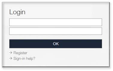 Klicka på knappen Register" (Registrera). 5. Aktivera ditt användarkonto med din e-posadress. 4.3.