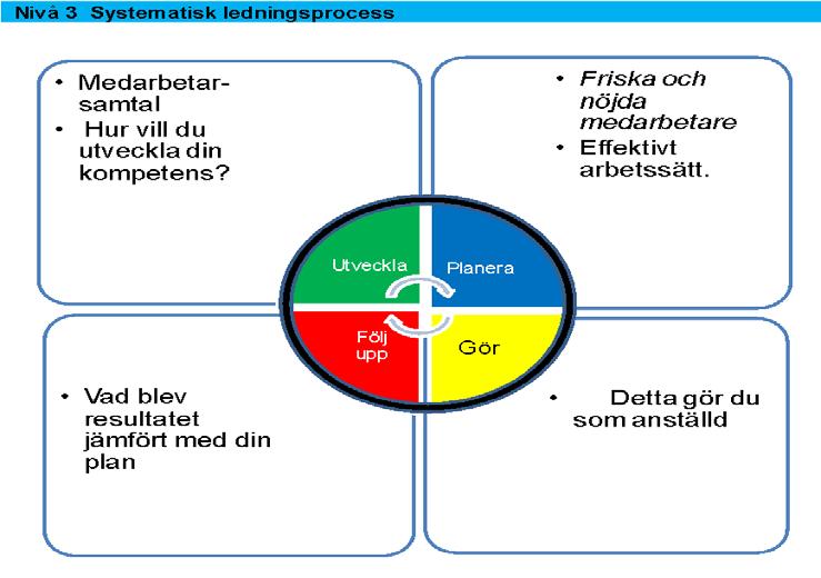 fördelning poängteras kravet på ett systematiskt kvalitetsarbete med faserna planera, genomför, följ upp och utveckla verksamheten.