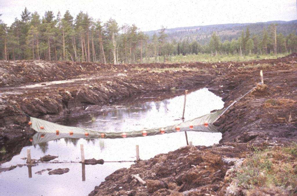 Sedimentationsbassänger anläggs för att minska