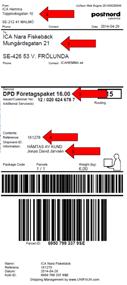 LEVERANS AV PAKET Pketen från ICA Hemm everers med Posten. Pketen kommer som företgspket med butiken som mottgre om det sk hämts i butik v kund.