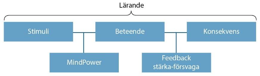 konsekvensen skapar ett lärande som stärker eller