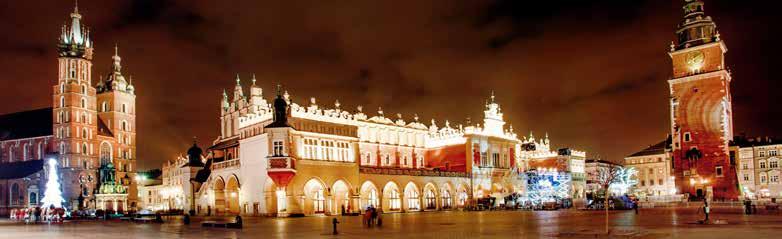 Julmarknadsresor med buss 6 dagar fr 3 975:- Kraków med Wroclaw Vi erbjuder nu en julmarknadsresa till Polens vackraste stad, Kraków.