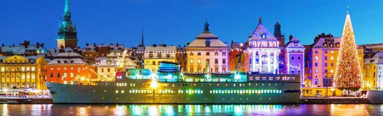 Stockholm, nyårsfirande med Skansen Följ med på vår nyårsresa till Stockholm och Clarion Hotel Amaranten.