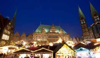 Julmarknadsresor med buss Bremen Bremen ligger vid floden Weser och har cirka en halv miljon invånare. Staden utgör på egen hand Tysklands minsta delstat.