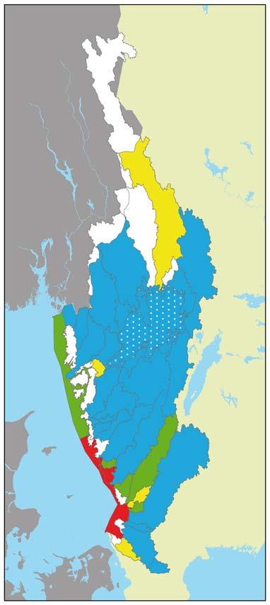 Deltagande i vattenförvaltningen Figur 13. Kartan visar vilka vattenråd som är bildade eller på gång att bildas i Västerhavets vattendistrikt, november 2009.