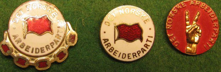 1.1 Norska flaggan. 1.2-4 Det Norske Arbeiderpartiet, bildades 1887.