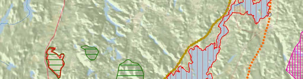 Teckenförklaring Förslag på avgränsning av riksintresset Riksintresse Friluftsliv MB 3 kap 6 Naturreservat MB 7 kap 4 RAÄ Riksintresse