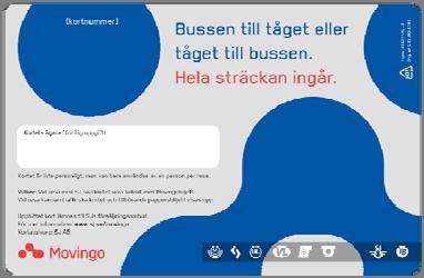 se/malardalen2017 SJ Movingokort = nytt utseende för SJ Regionalkort från 1 okt När Movingo lanseras i säljsystemet SJ Regional