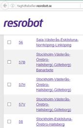 beslutat att upphöra med utgivningen av de tryckta tidtabellerna från och med sommaren 2017.