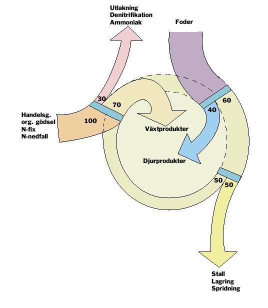 Växtodlings -balans 70% Stallbalans 40 % 50 %