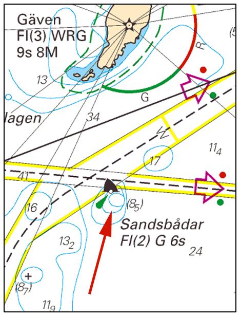 2014-10-16 12 Nr 516 Sandsbådar Sjöfartsverket, Scandica. Publ. 15 oktober 2014 * 9885 Sjökort: 934 Sverige. Skagerrak. Heestrand. Hornö ränna. Bränning tillkommer.