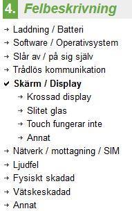 Denna startstatusen används när det är misstanke om att felet på produkten är relaterat till en reparation utförd av Mobylife för mindre än 90 dagar sedan, eller att produkten varit inne för samma