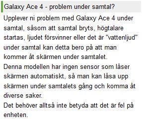 De flesta huvudkategorierna har underkategorier. Där väljer du igen det som passar bäst för problemet som kund upplever. Lägg märke till att den valda kategorin nu står i fet stil.