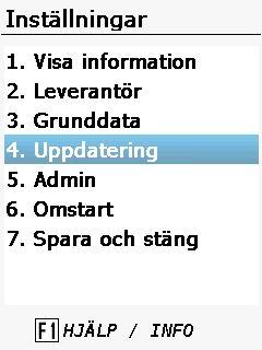 3. Grunddata Hämtar uppdaterad information om leverantörer med mera. 4 A.