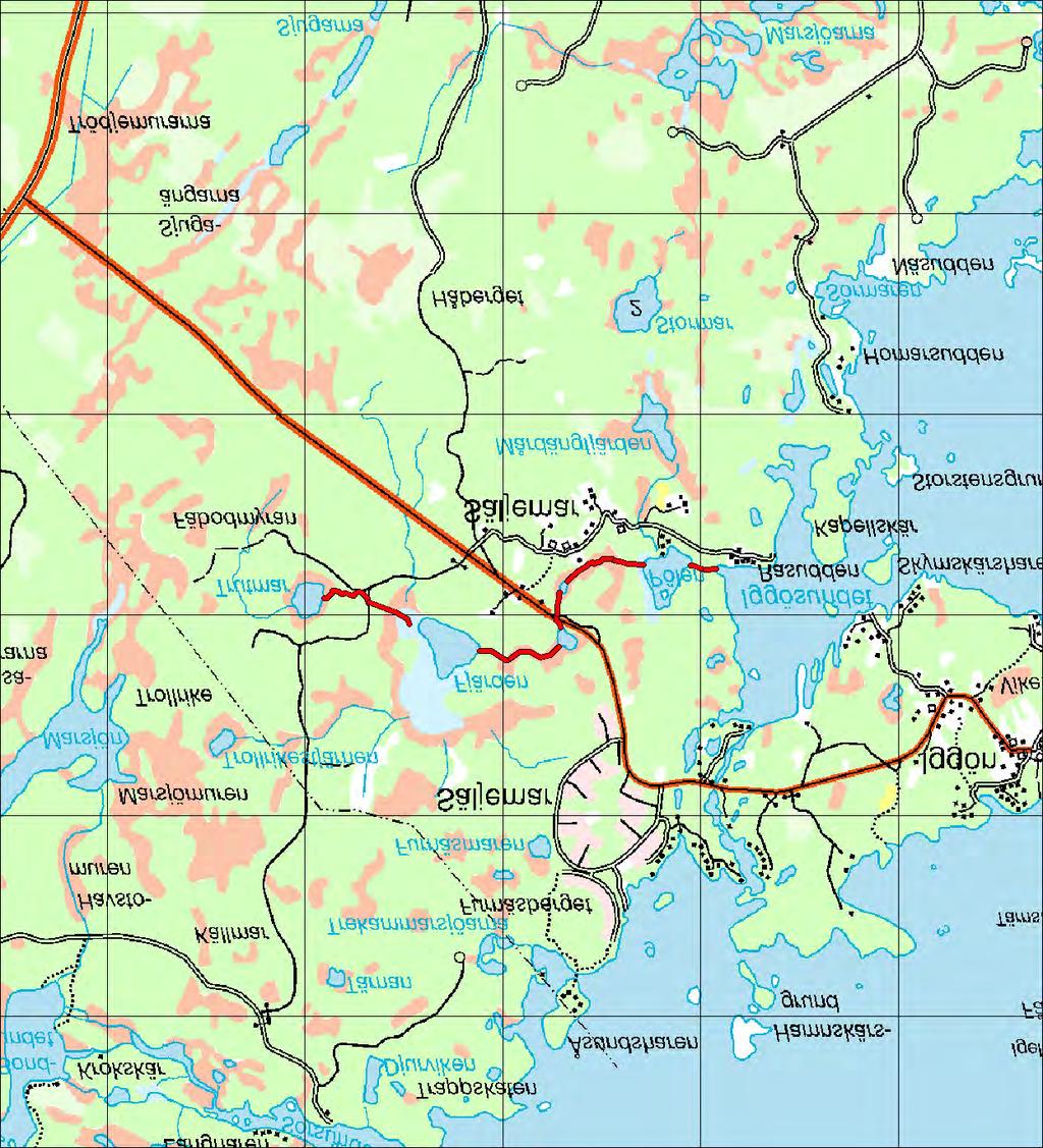 8.1 Avrinningsområde: 50051 Trutmarsbäcken 8.1 Trutmarsbäcken Koord: X: 675077 / Y: 157910 Karta över Trutmarsbäcken (1 ruta = 1 km 2 ).