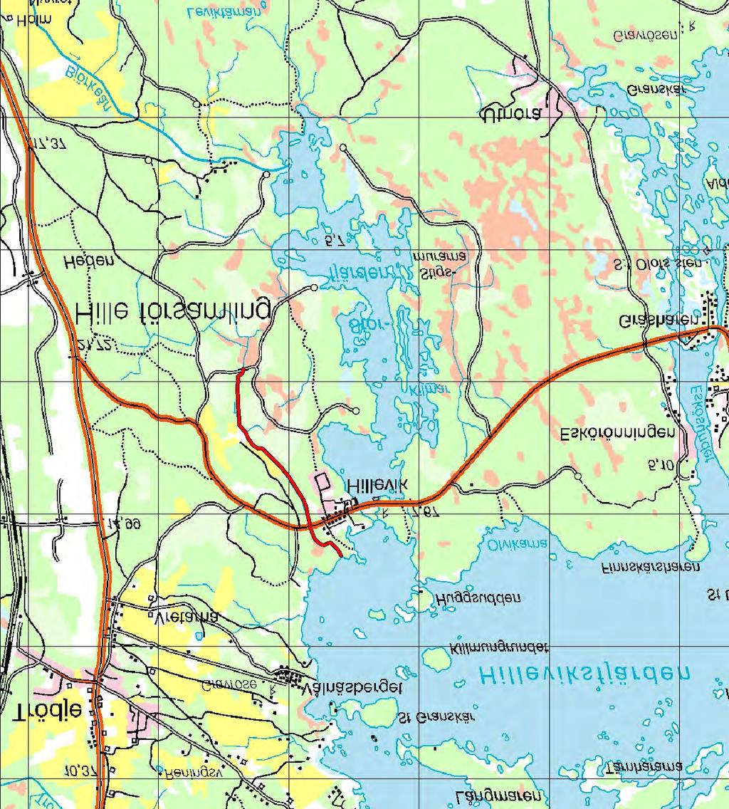 8.12 Avrinningsområde: 50051 Hilleviksbäcken 8.12 Hilleviksbäcken Koord: X: 674445 / Y: 157840 Karta över Hilleviksbäcken (1 ruta = 1 km 2 ).