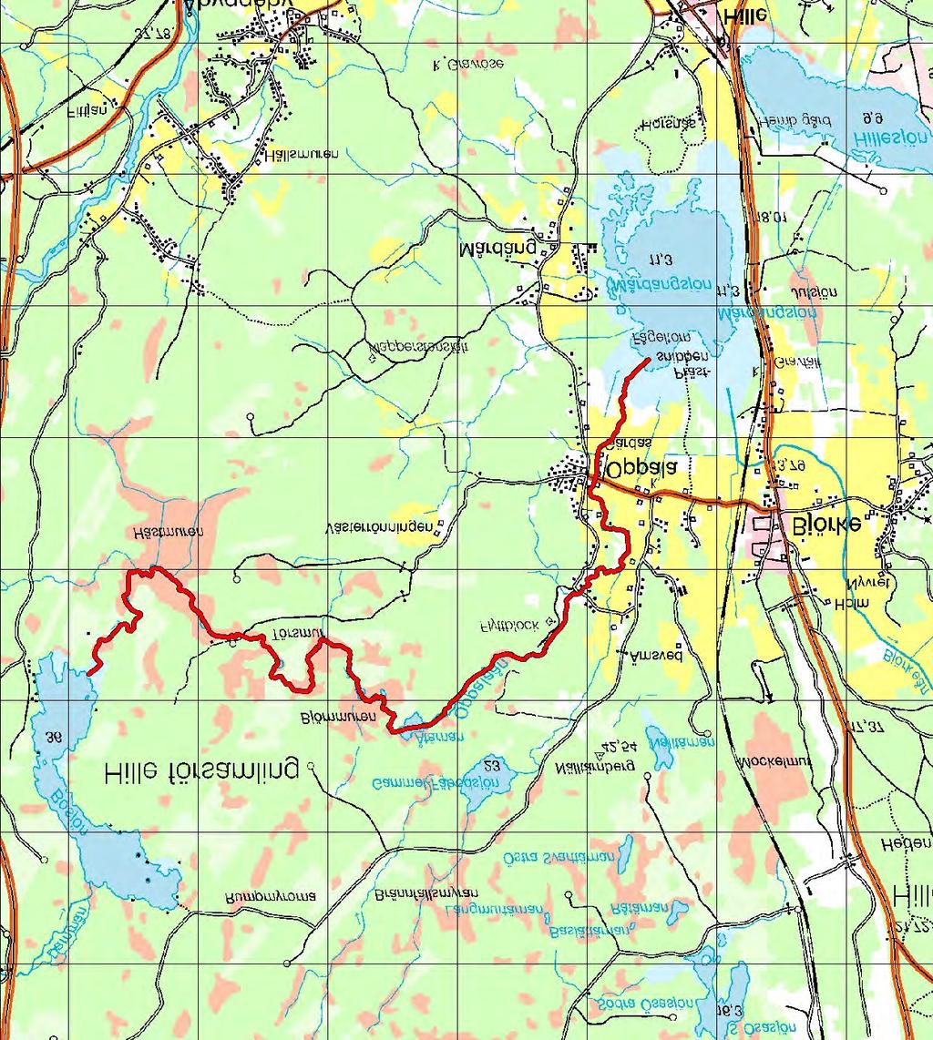 8.14 Avrinningsområde: 50051 Oppalaån 8.14 Oppalaån Koord: X: 673840 / Y: 157445 Karta över Oppalaån (1 ruta = 1 km 2 ).