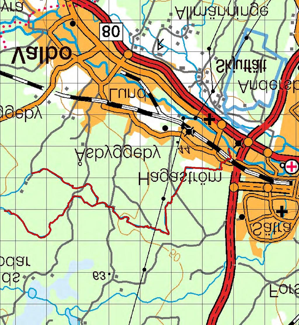 9.6 Avrinningsområde: 52000 Stabäcken 9.6 Stabäcken Koord: X: 672905 / Y: 156987 Karta över Stabäcken (1 ruta = 1 km 2 ).