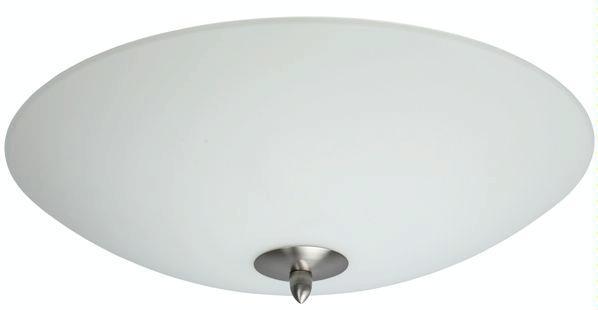 Art 21 Taklampa Plafond Plafond i opalglas, med knopp i aluminium. E14 sockel inkl.