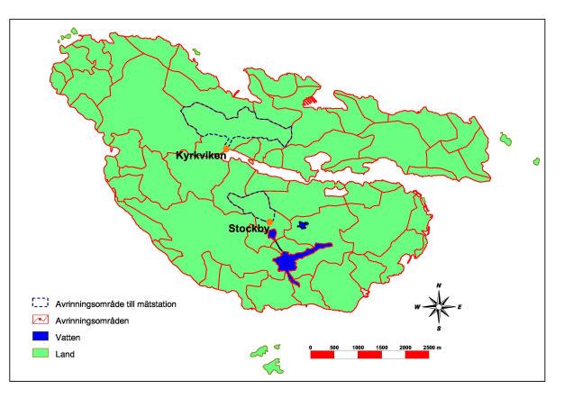 Kartläggning av föroreningsutsläpp med dagvatten till recipienter i