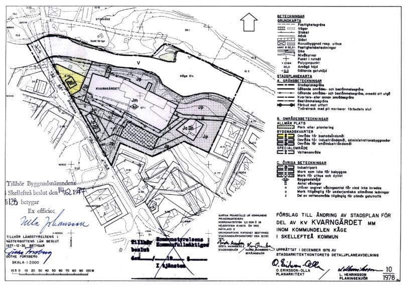 TIDIGARE STÄLLNINGSTAGANDE Översiktsplan För planområdet finns en fördjupad översiktsplan (Lagakraft 2000-02-23) Området söder om älven och efter Storgatan, där det aktuella planområdet ligger,