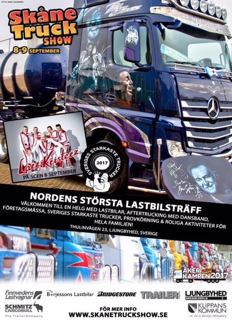 Truck Show i Ljungbyhed Se många häftiga lastbilar och mycket mera lördagen den 9 september