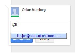 Notera att Google Drive kan klumpa ihop flera ändringar i samma fil till ett inlägg, medan Trello alltid redovisar individuella bidrag.