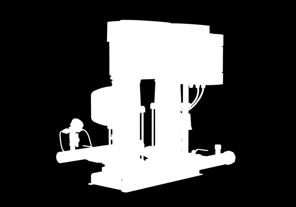 industry, hospitals, schools, etc. GRUNDFOS Hydro Multi-E booster set consists of to 4 CRIE pumps coupled in parallel and mounted on a common base frame provided with all the necessary fittings.