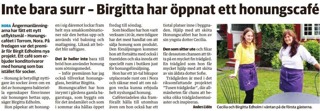 Figur 7.1 Artikeln är ett utklipp från Sundsvalls tidning 2016. Dessvärre är inte kvalitén på det som publiceras lika viktig för redaktionerna längre (Kovach och Rosenstiel, 2014:69).