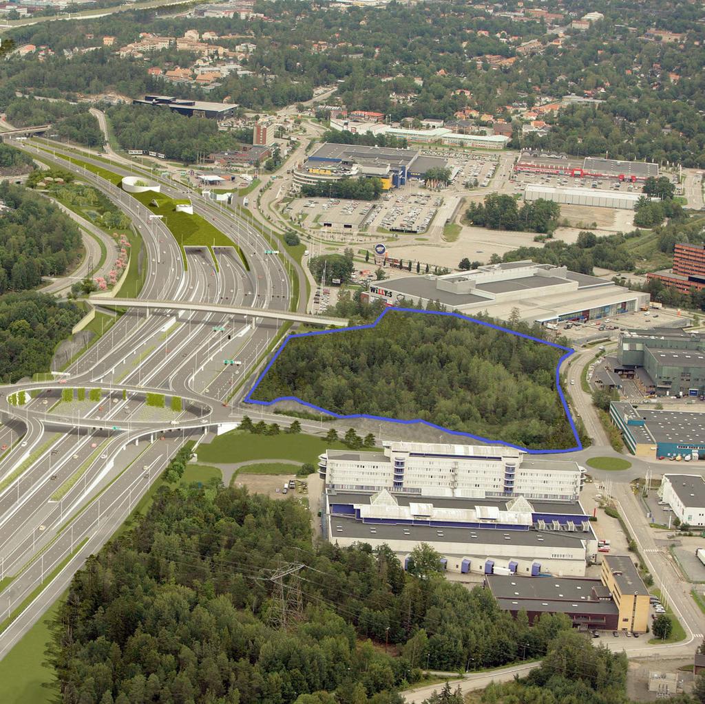 IKEA Förbifart Stockholm Kungens kurva shoppingcenter Fastigheten Kvadraten 3, Kungens kurva.