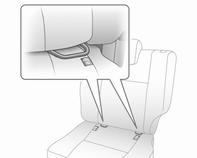 Stolar, säkerhetsfunktioner 65 ISOFIX barnsäkerhetssystem Top-tether, fästöglor Top-Tether-fästöglorna sitter baktill på sätet.