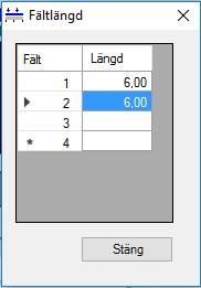 caeec110 Kontinuerlig balk statik Sidan 22(35) 3.3.5 Fältlängd För att ändra fältlängd behöver du bara flytta musmarkören över balken och högerklicka, se Figur 16.