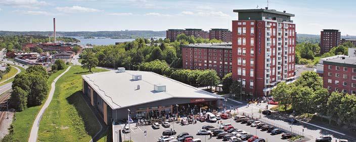 2008 färdigställdes 128 nya hyresrätter i Larsbergs centrum.