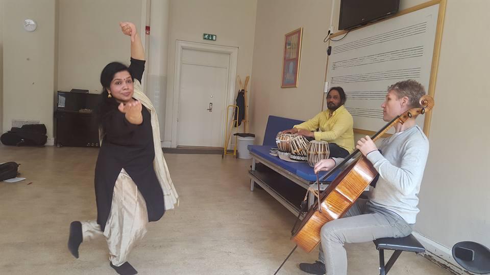Kalakendra along with Sri Sukhwinder Singh from India on