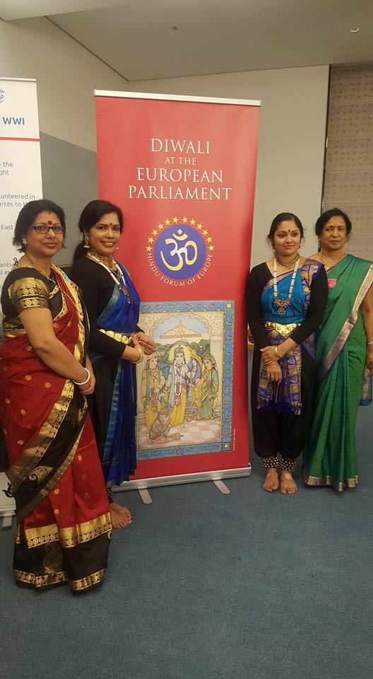 Performance at European Parliament Diwali Celebration by Hindu