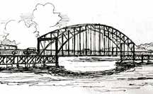 Den första fasta bron 1925 hade flottbron tjänat ut och en helt ny fast stålbro med stor trafikkapacitet anlades mellan Ropsten och Torsvik. 3.