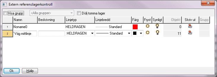 Ritningsmenyn 3. Klicka på Lägg till och hämta den ritning du vill ha som bakgrund för till exempel din ritning. 4. Fortsätt med samtliga ritningar du vill ha med i bilden. 5.