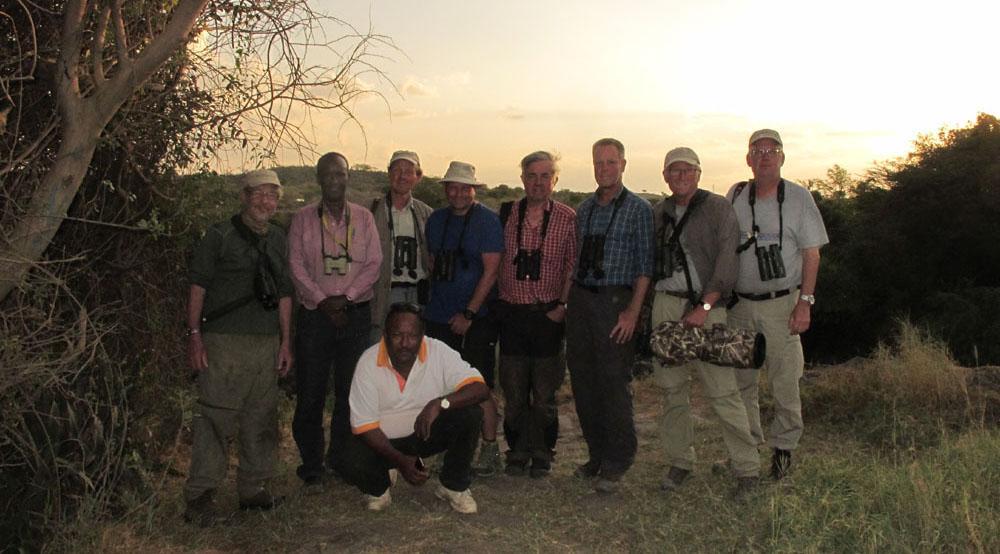 Hela gänget! Foto: Stefan Johansson INLEDNING Detta var AviFaunas femte resa till Etiopien. Totalt såg vi 505 arter fåglar och 31 arter däggdjur.