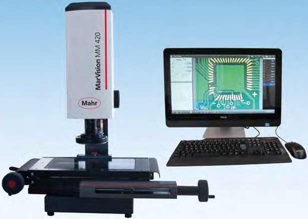 + 31 MARVISION MM 420 / MM 420 CNC Verkstads-mätmikroskop med bildbearbetning Enkla men kraftfulla mätfunktioner MM 420 Användningsområde: 167725 SEK Best-nr 9106534 M3-programvara med pekskärmsdator