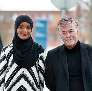 ÅRETS ALUMNER Årets alumner vid Linköpings universitet är Suad Ali, expert på Sveriges flyktingkvot, och Thomas Lunner, en av forskarna bakom