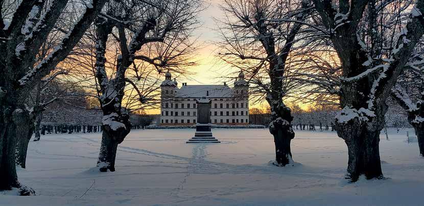 Foto: Lotta Lindley Skoklosters slott är alltid öppet på Instagram, där följarna uppskattar slottsmiljöerna under olika årstider.