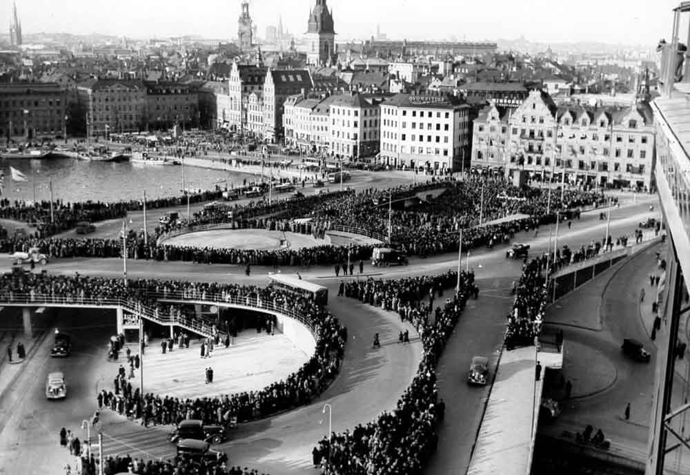 Undersökningar i Stockholms skärgård 2016 Invigning av Slussen 15 oktober 1935. Foto: Okänd.