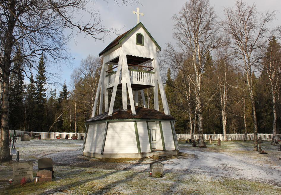 Hållans klockstapel Omläggning av spåntak, 2012 Funäsdalens gamla