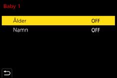 9. Använda menyfunktionerna [Profilinställning] Om du ställer in namn och födelsedag för ditt barn eller husdjur i förväg kan du spela in deras namn och ålder i månader och år i bilderna.