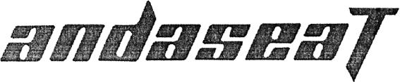 1315211 Designerad: 2016-06-14 Publicerad: 19/125 2017-05-02 Figurklass: 27.05.01. Beskrivning The mark consists of 8 English Letter "andaseat".