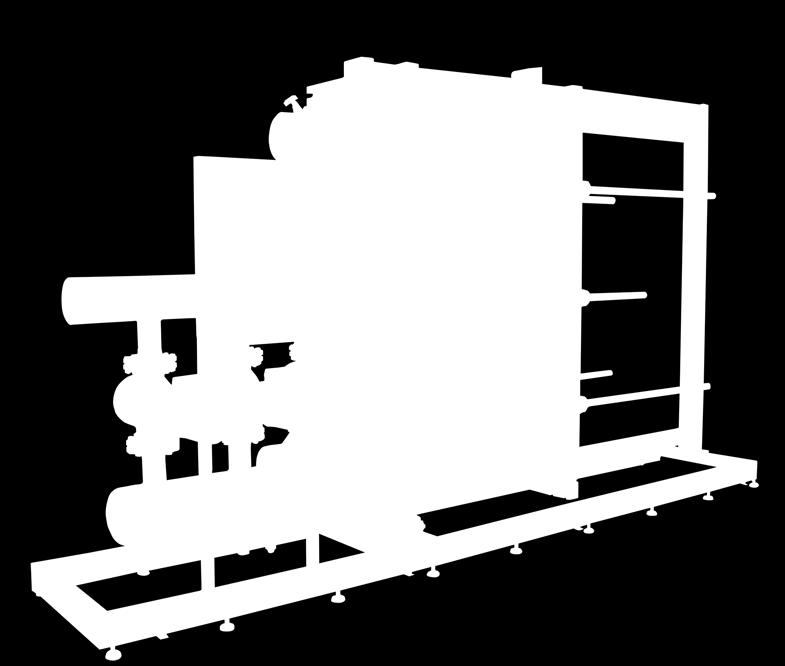 Ventilen öppnar och flödet ökar. (från 489 to 580 m3/h) 2. Pumpeffekten för nätet 43 kw 6 C 4 5 3.