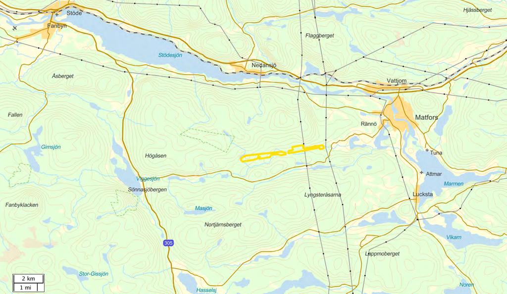 Kartutskrift 17-2-23 :4 rännö 4: Norrskog Skala: ~1:129231 Kartbild;